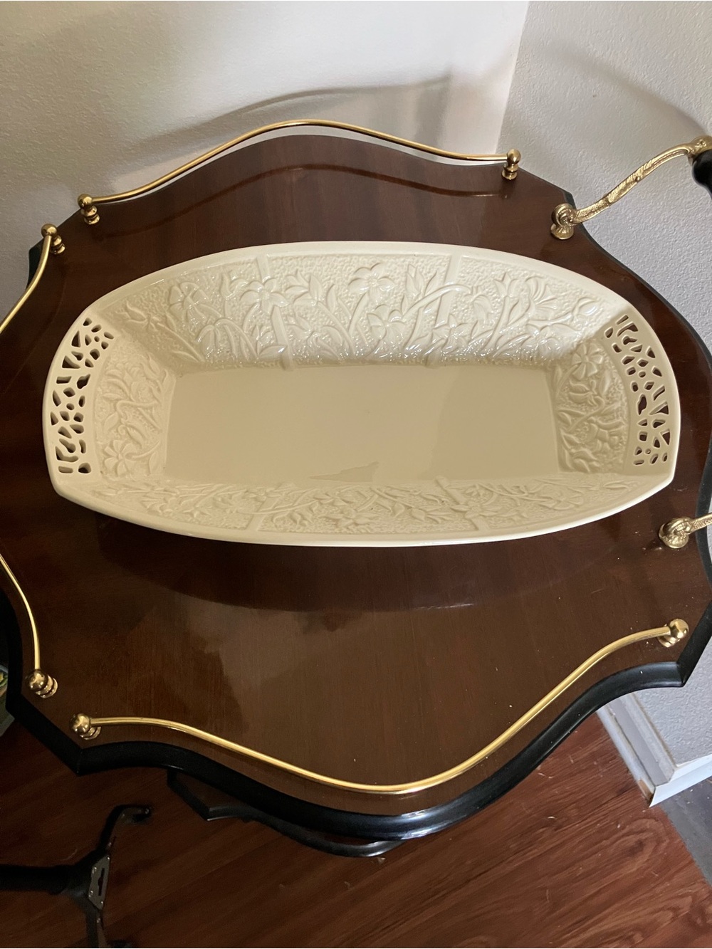 Vintage Lenox Oblong Tray